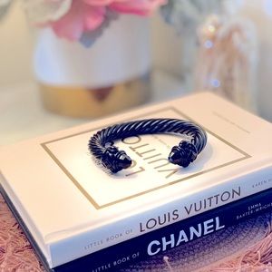 D A V I D   Y U R M A N   Renaissance Bracelet Black Aluminum Size M